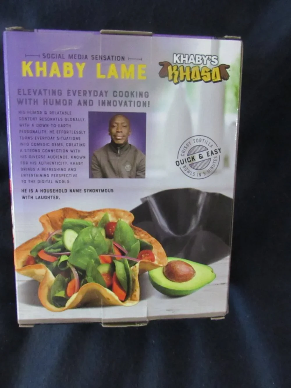 Khaby's Khasa, Tortilla Bowl Set.